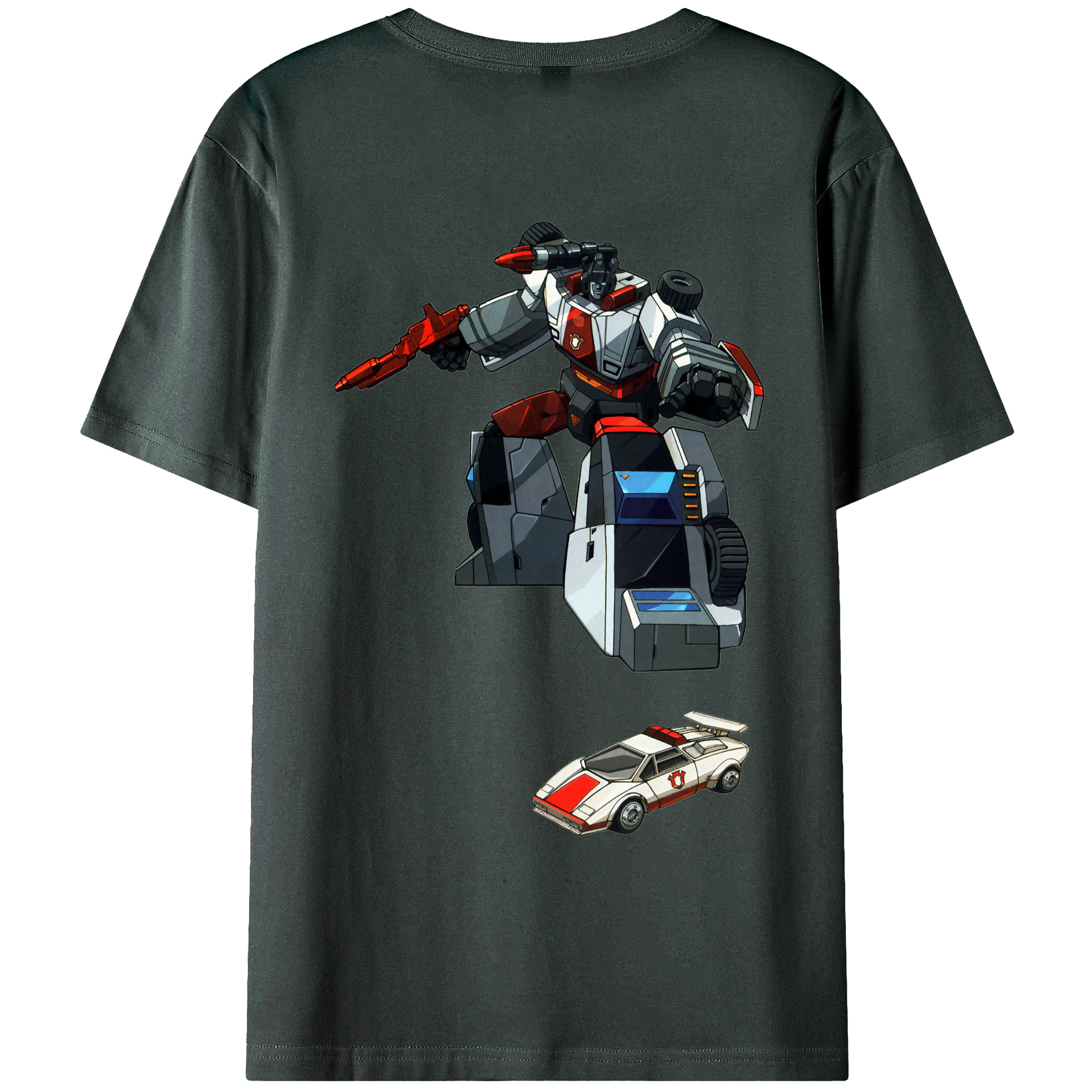 （画像用）  綿100％ メンズ半袖Tシャツ（バックプリント） 通気性